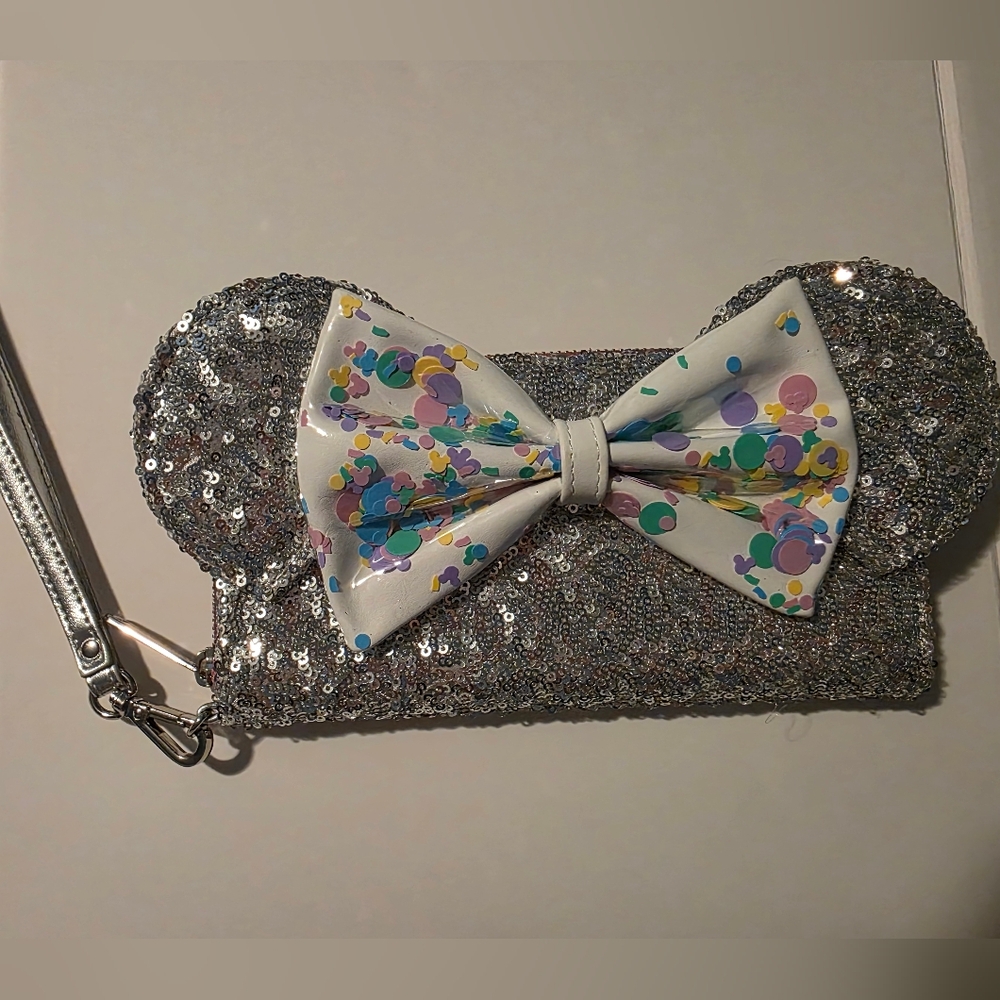 NWOT Loungefly Disney Mickey & Friends Birthday Celebration Zip Around Wallet